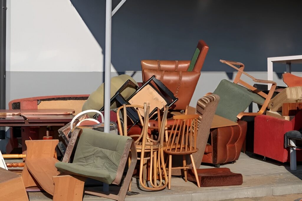 Broken or unused furniture (1)