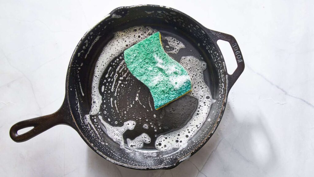 Cast Iron Should Never Touch Soap