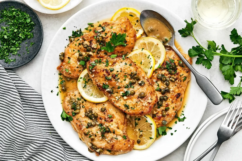 Chicken piccata main
