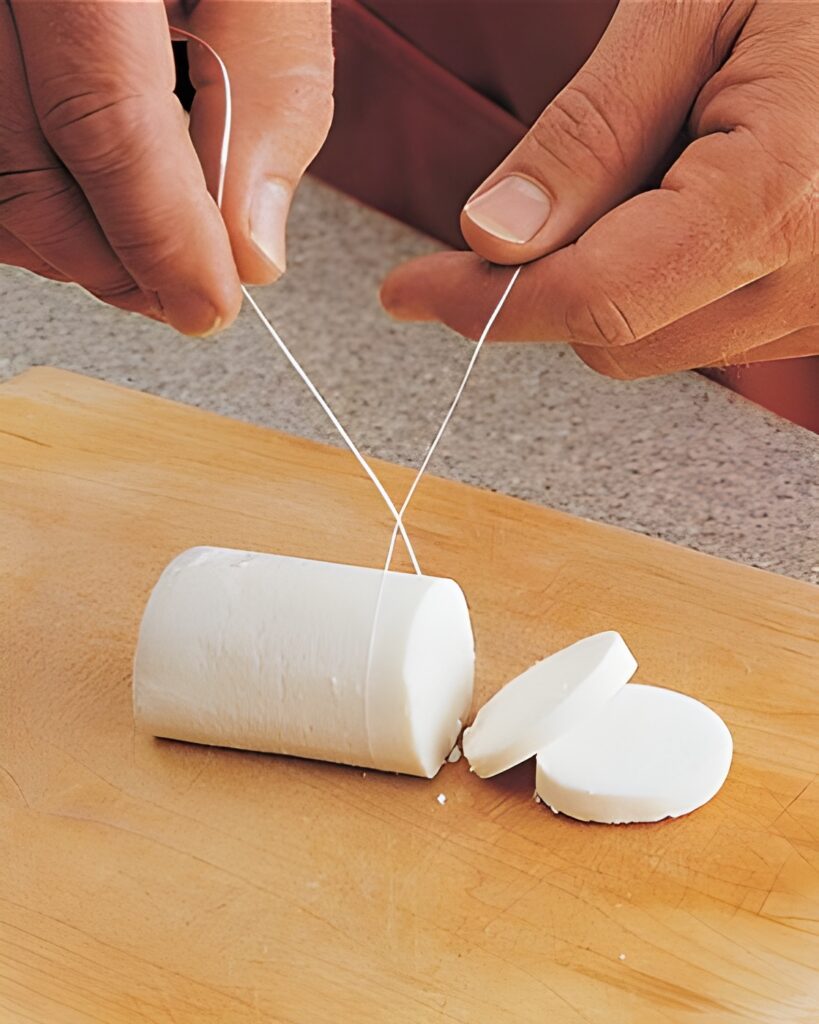 Dental Floss To Cut Soft Materials