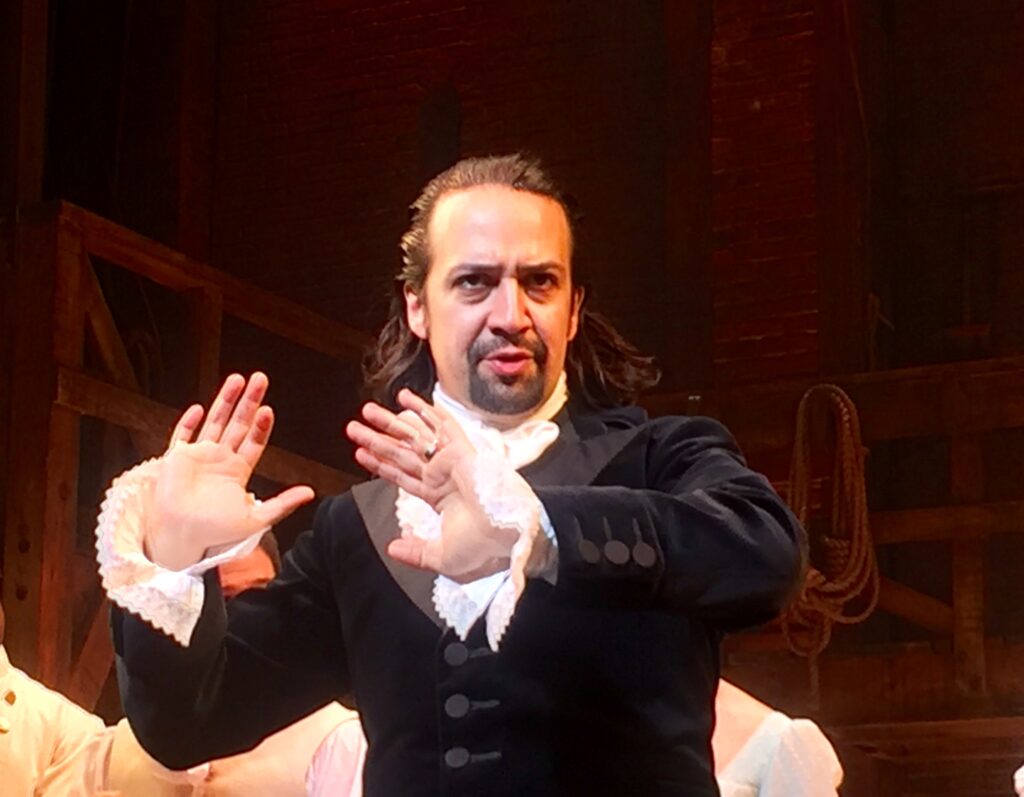 Lin manuel miranda in hamilton