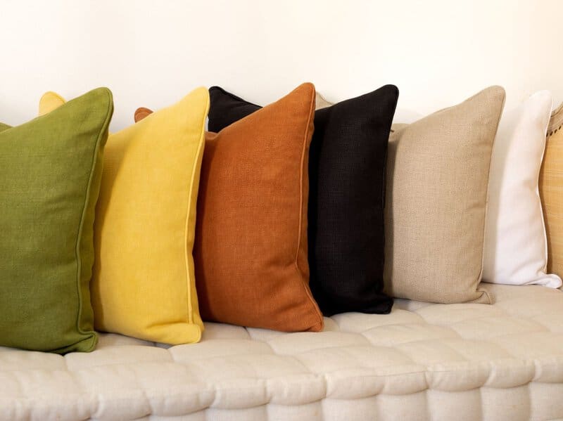 3. Excessive Throw Pillows