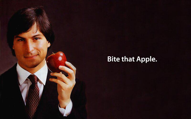 Bite that apple steve jobs desktop