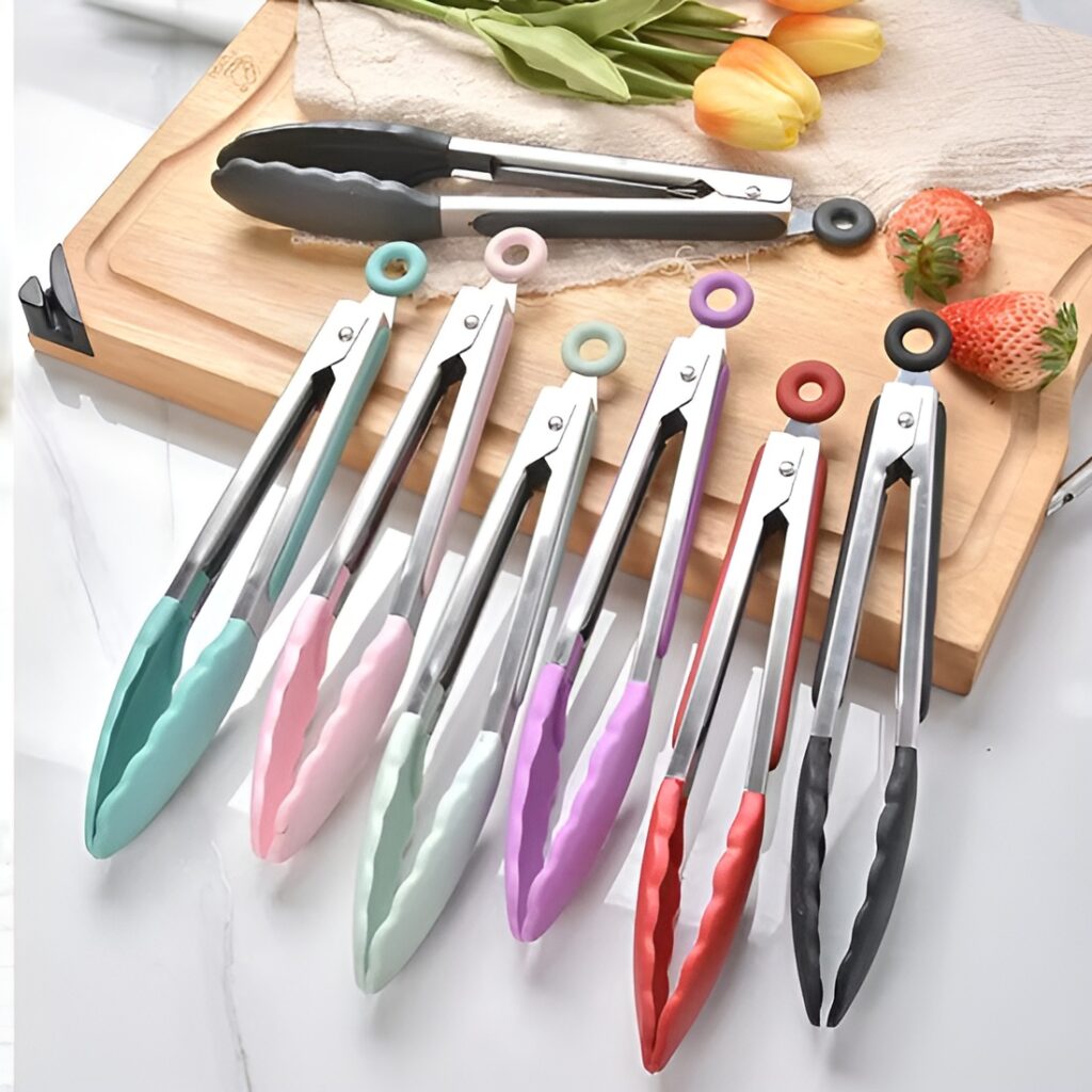 Food Tongs With Vinyl Tips (1)