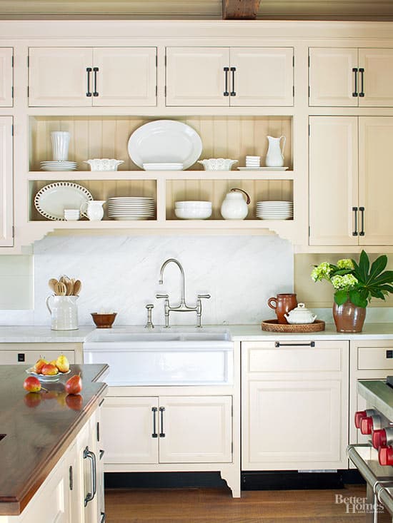 9. Open Shelving in Kitchens