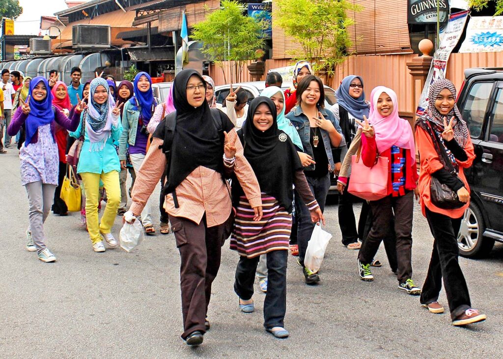 Malaysia Friendly Crowd Penang