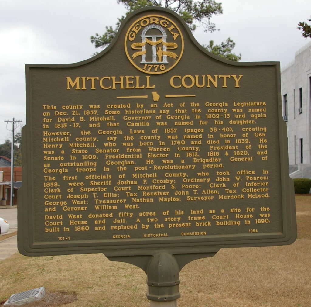 Mitchell County Marker