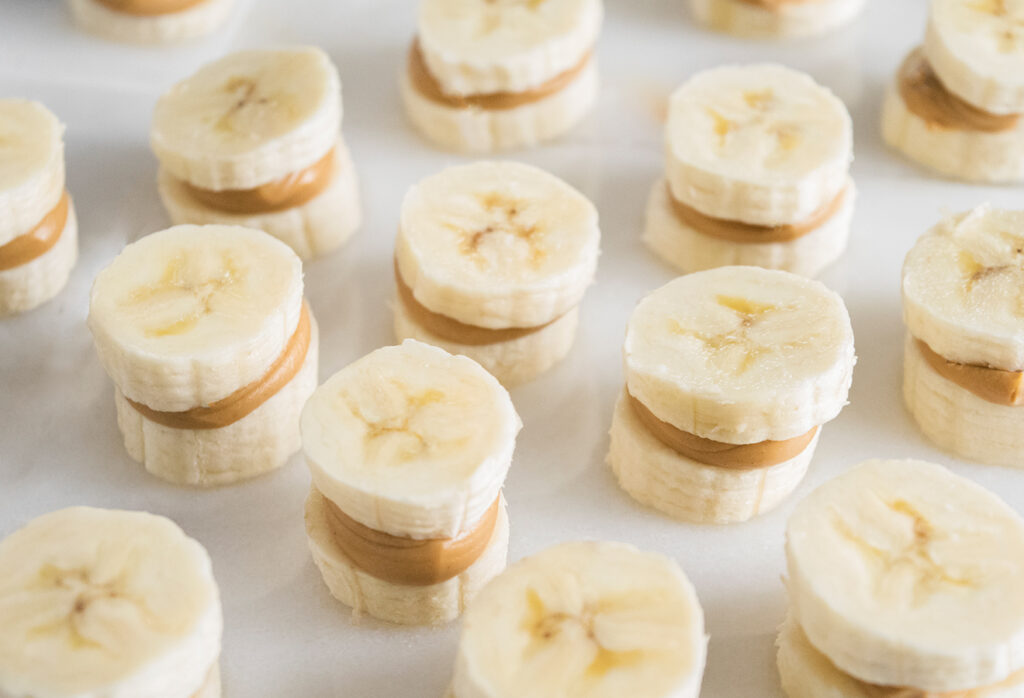 Peanut Butter Banana Bites Square