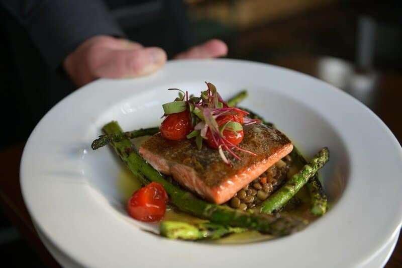 11. Baked Salmon with Asparagus