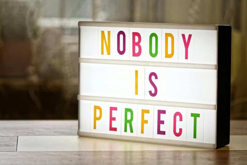 10. Perfectionism