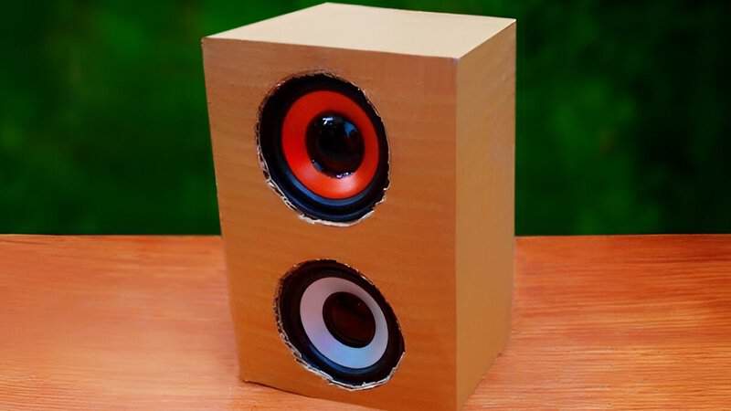 Speakers Made From Cardboard And Wire