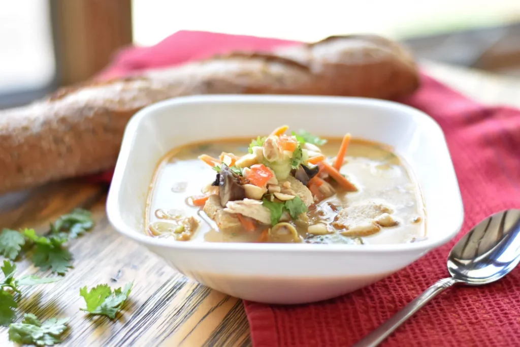 Thai chicken soup 3