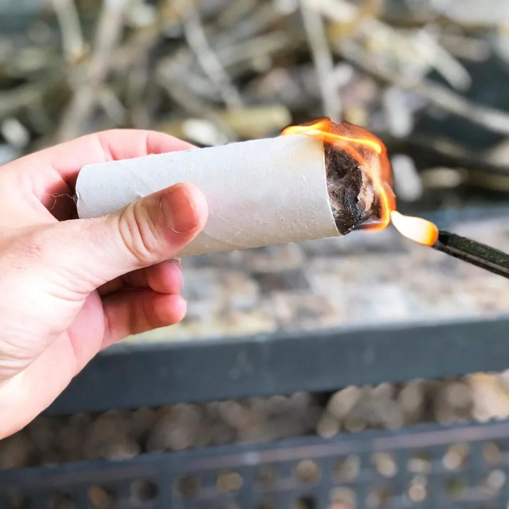 Using Dryer Lint As Fire Starter