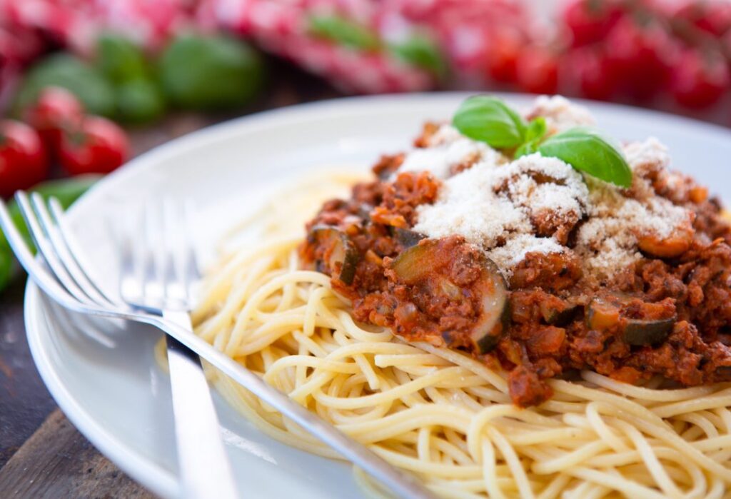 Vegan spag bol