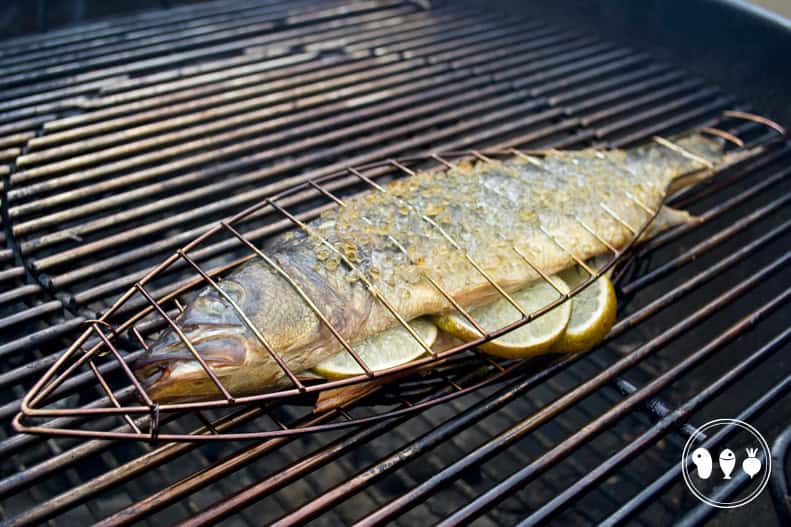 17. Grilled Sea Bass with Rosemary and Lemon