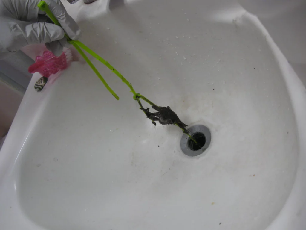 Zip Tie As A Drain Snake