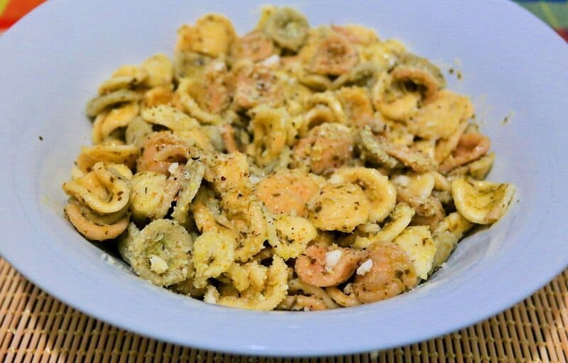 17. Pesto Pasta with Grilled Chicken