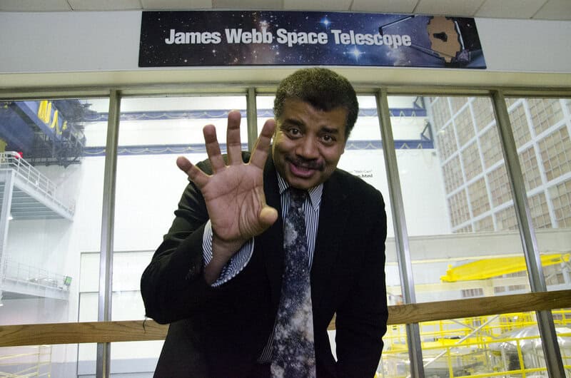 Dr. neil degrasse tyson visits nasa goddard