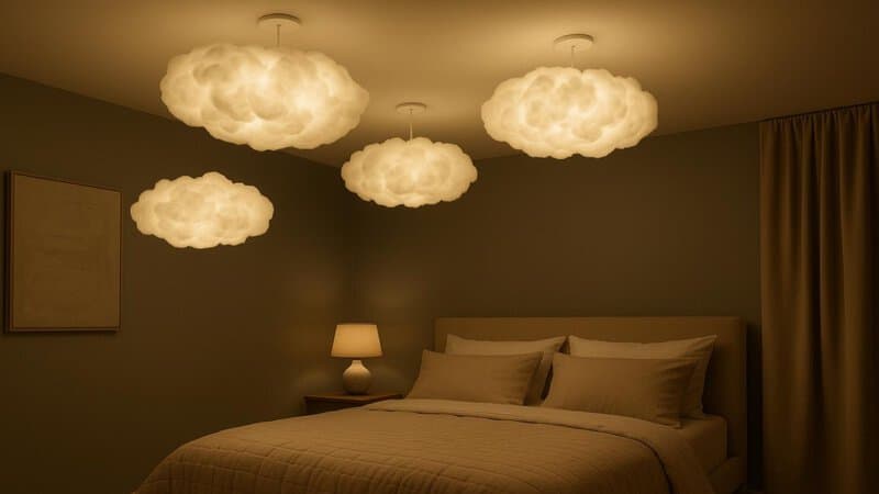 11. Cloud Ceiling Lights