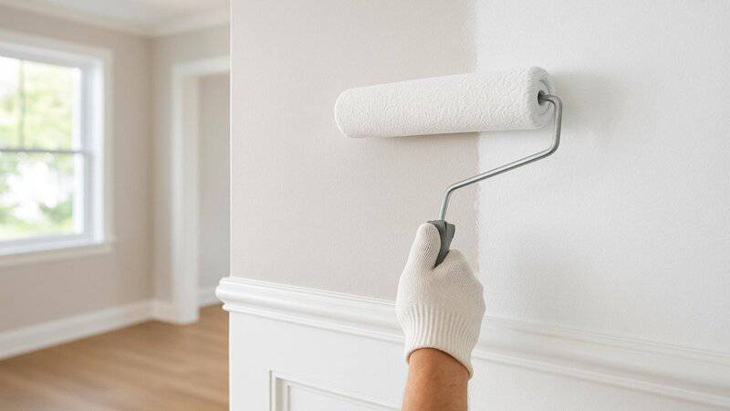 1. Fresh Paint on Walls and Trim