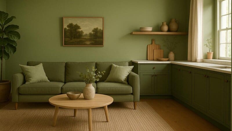 18. Olive Green: The Organic Choice