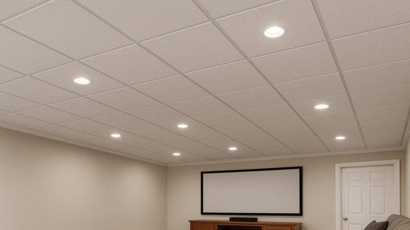 14. Install Drop Ceilings