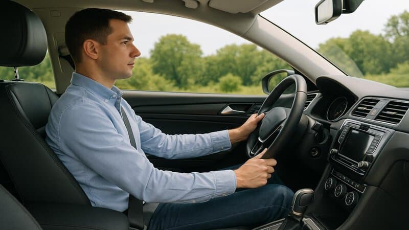 14. Avoid Slouching in the Car