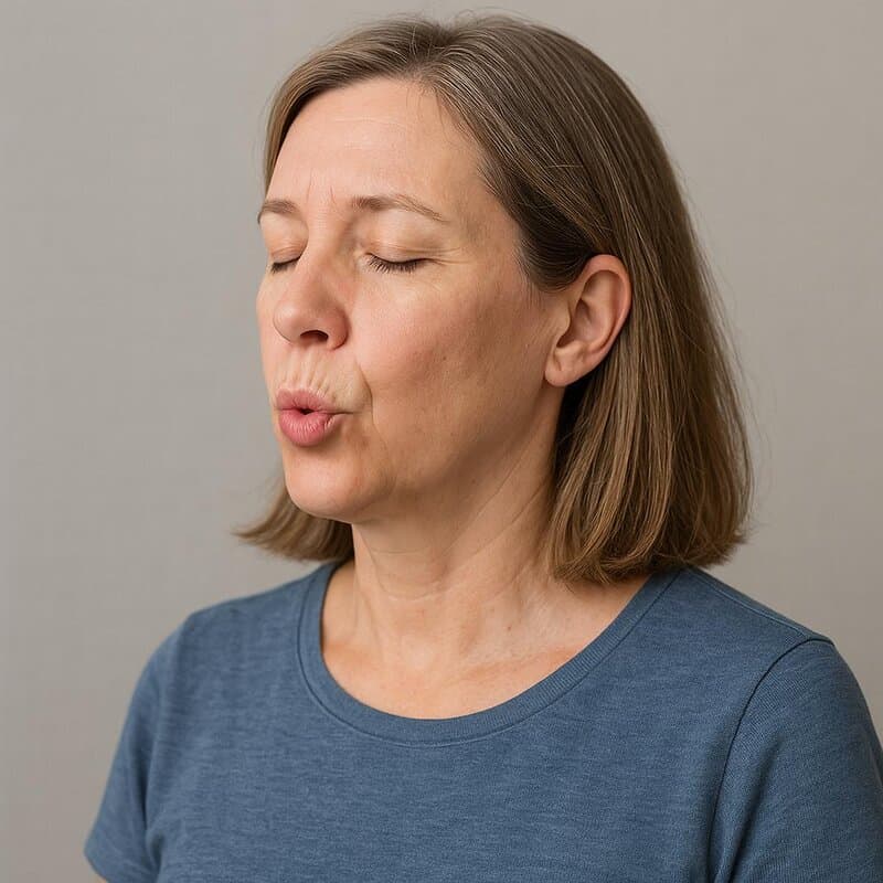 10. Practice Pursed Lip Breathing