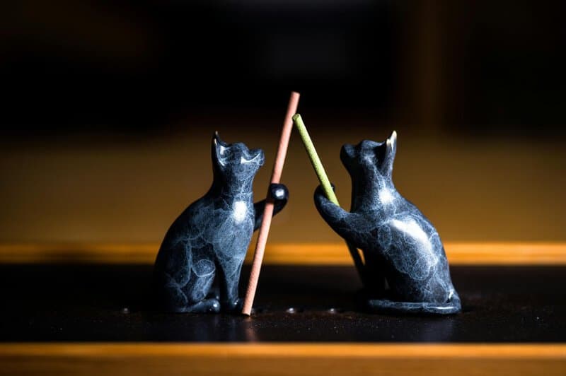 15. Black Cats Figurines