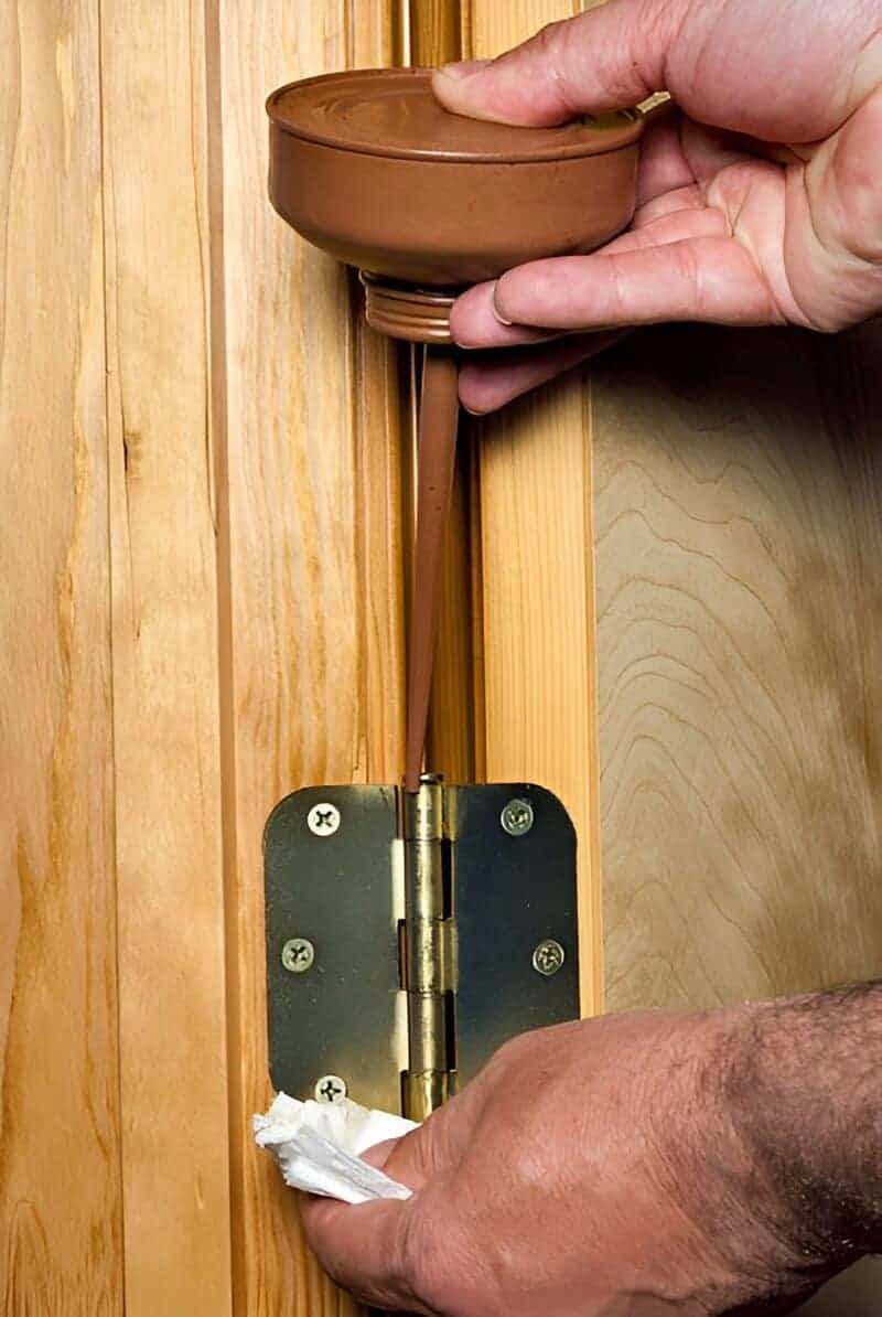13. Fixing a Squeaky Door with Olive Oil