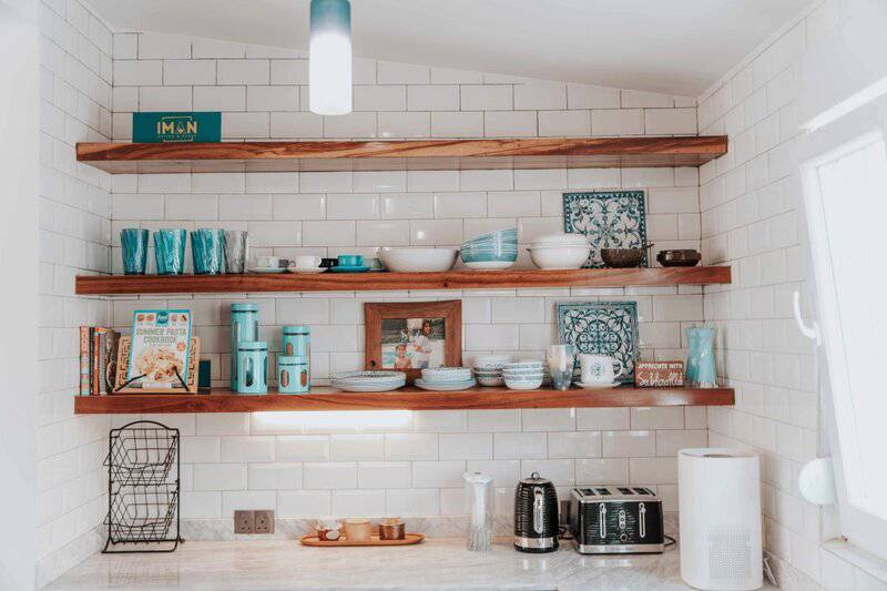 2. Kitchen Open Shelving