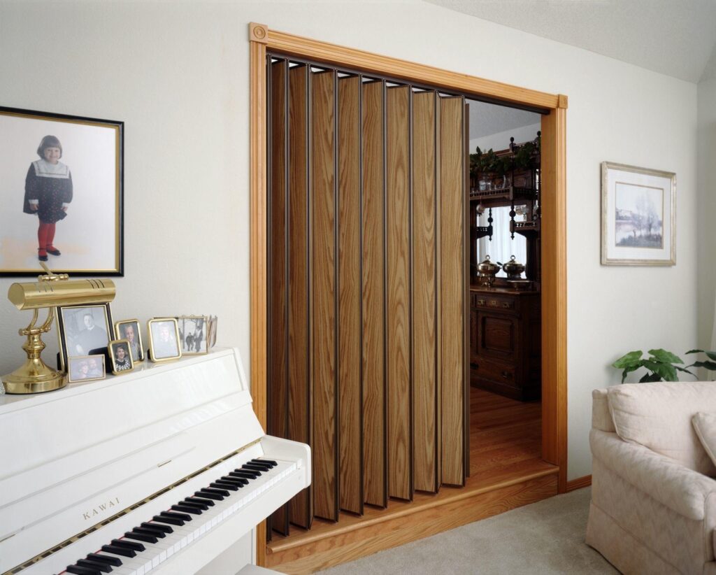 Go green with accordion door