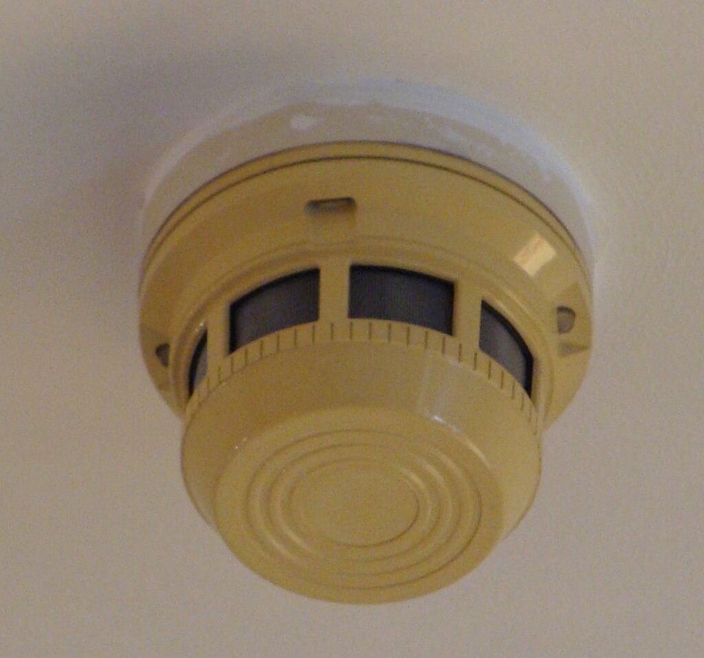 Old smoke and carbon monoxide detectors