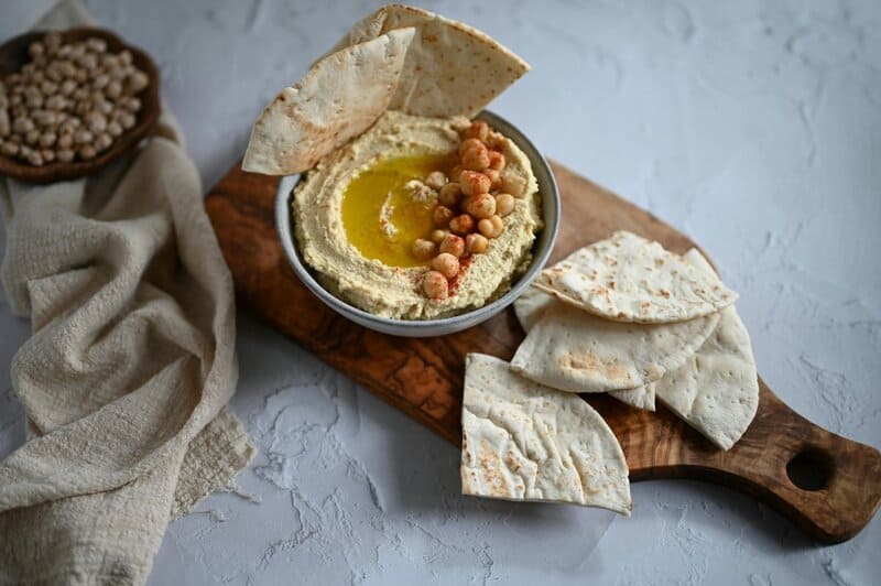 8. Hummus with Baby Carrots