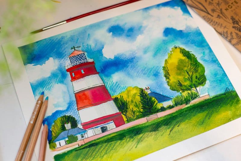 19. Try Painting or Drawing an Inspiring Scene