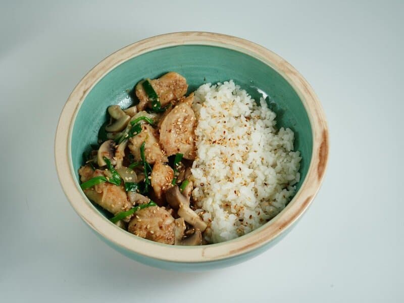 6. Veggie Stir-Fry with Rice