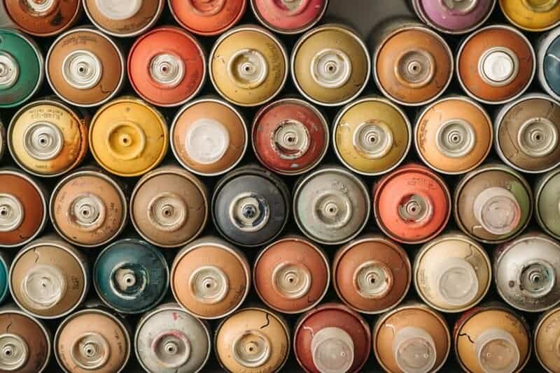 13. Old Paint Cans