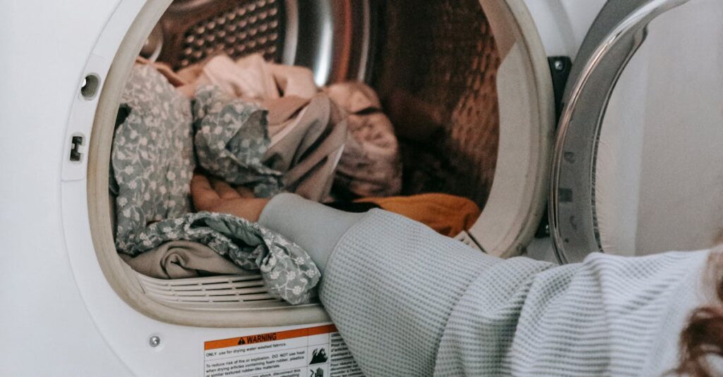 Reduced laundry load