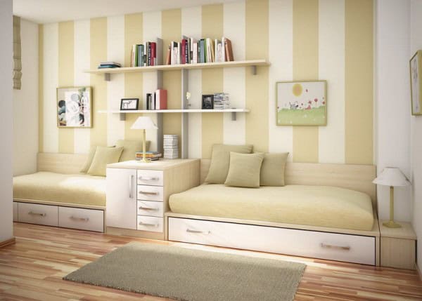 Teen cream bedroom ideas 600x429