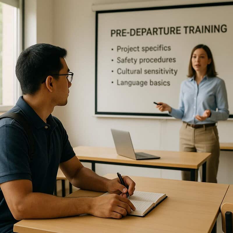 10. Engage in Pre-Departure Training