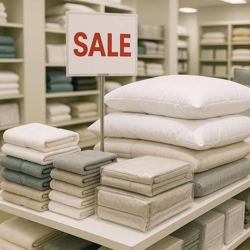 1. January: White Sales&mdash;Bedding and Linens