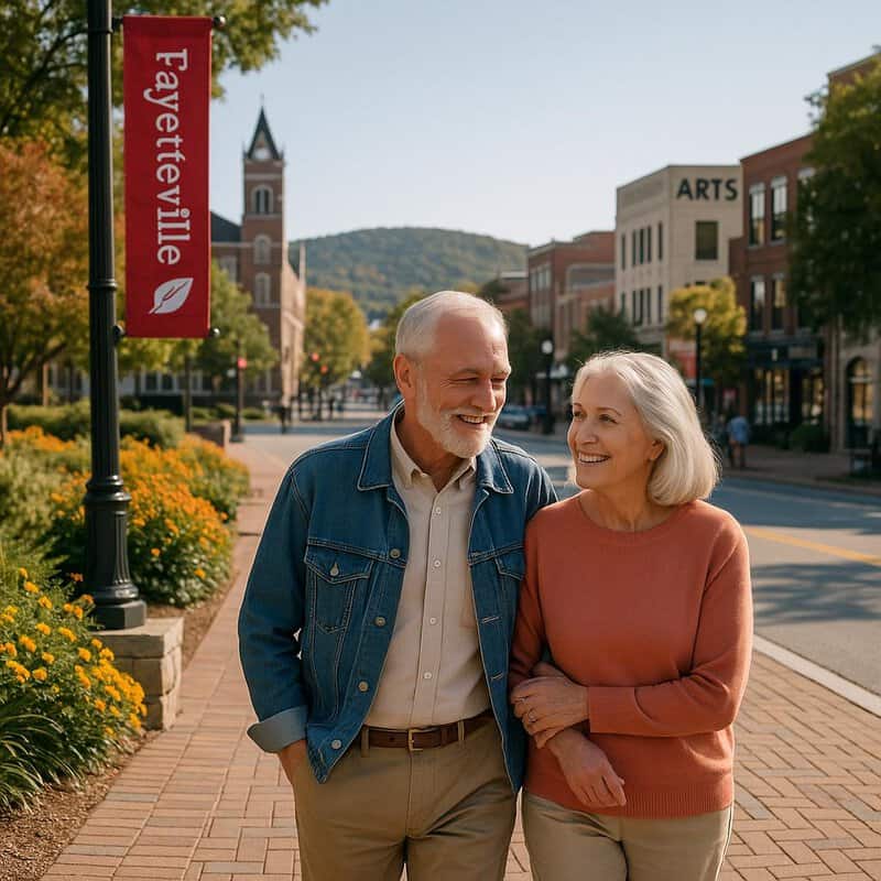 17. Fayetteville, Arkansas