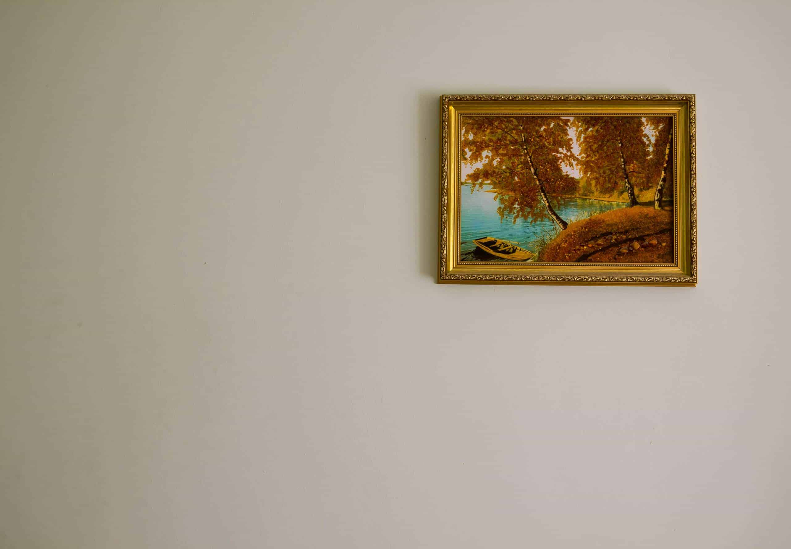 4. Gold-Toned Picture Frames