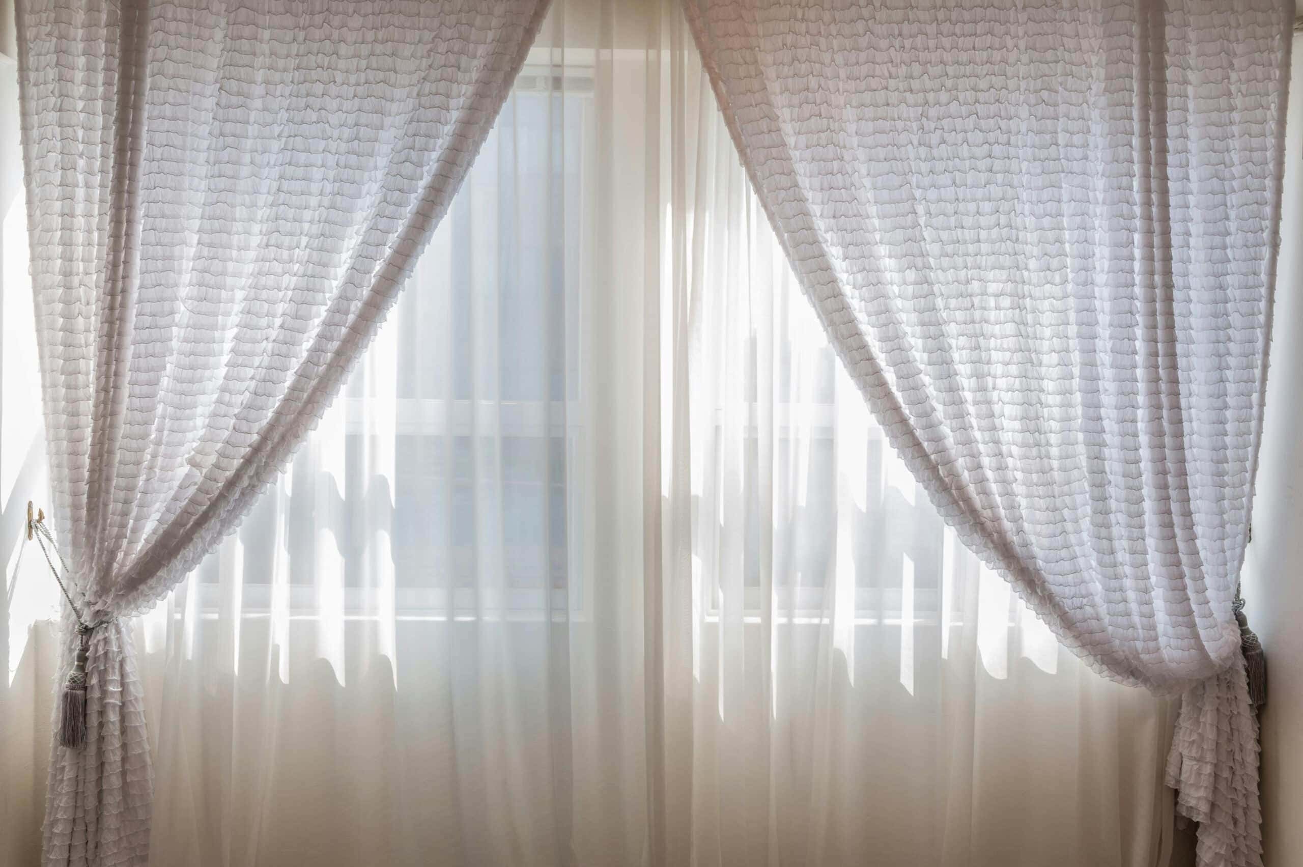 17. Sheer Curtains