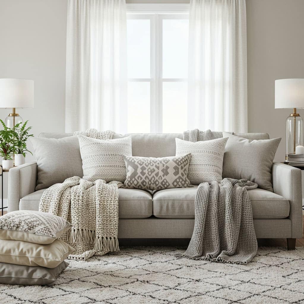 2. Living Room: Layering Textures and Colors