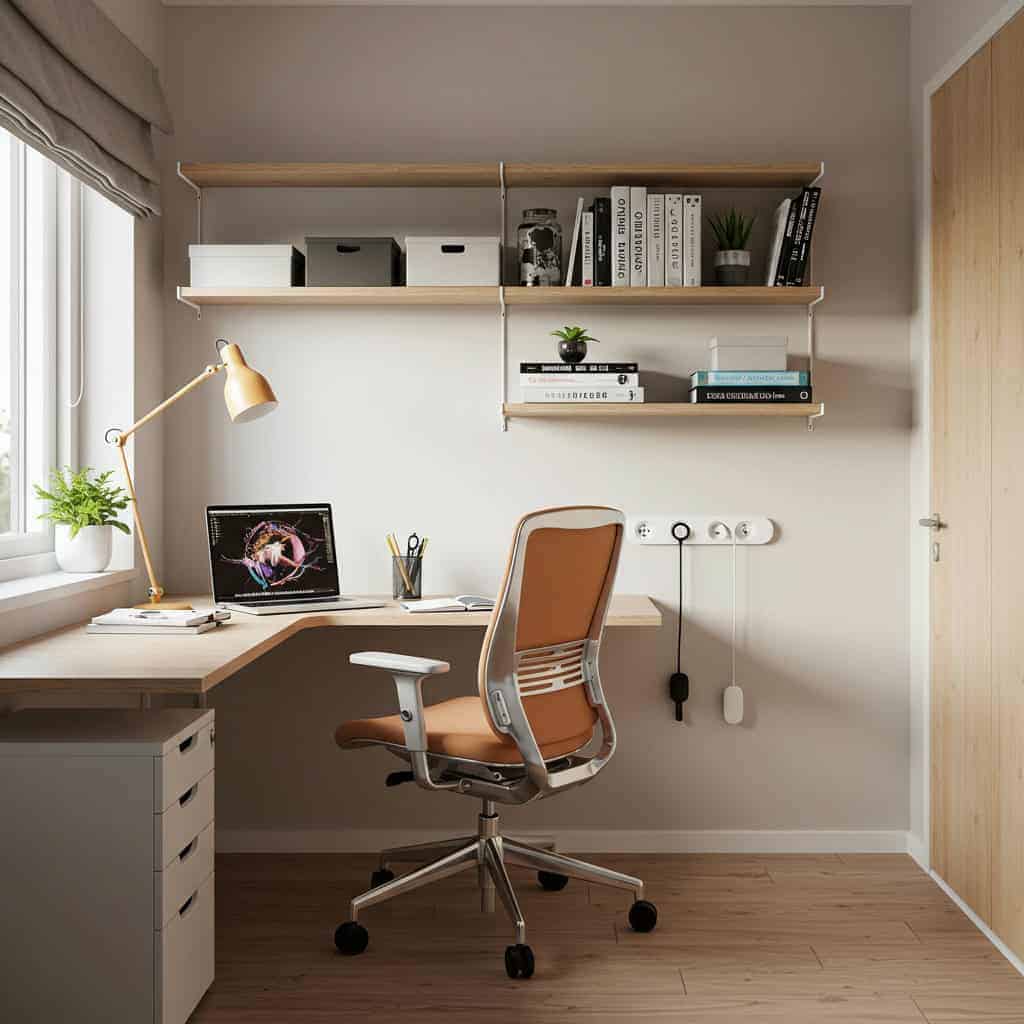 7. Home Office: Boosting Productivity in Style