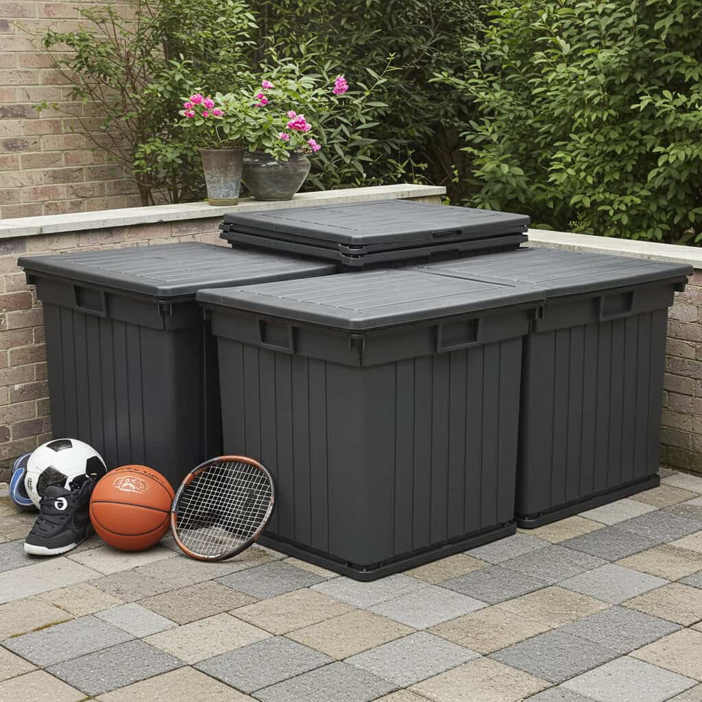 5. Weatherproof Storage Bins