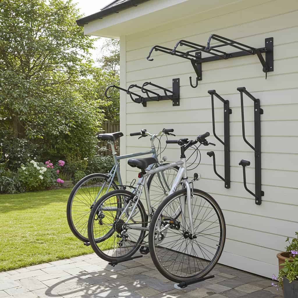 11. Wall-Mounted Bike Racks