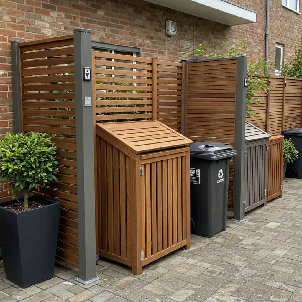 14. Trash & Recycling Bin Screens