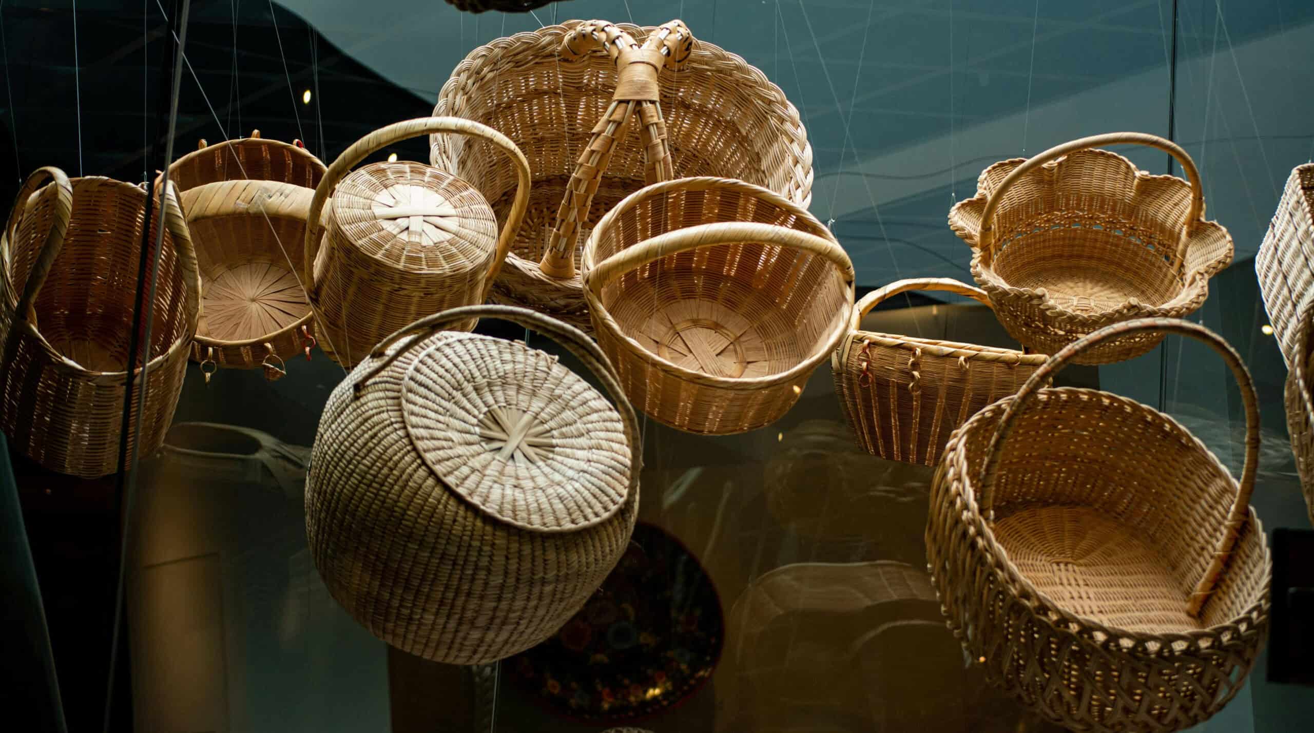 7. Woven Baskets and Storage
